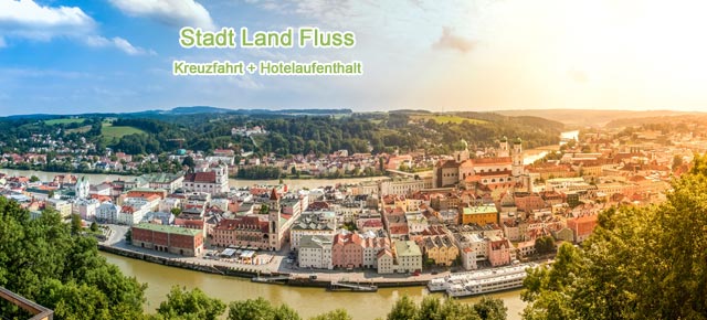 Passau und Höhepunkte der Donau