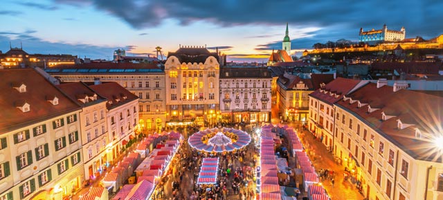 Weihnachtsmärkte entlang der Donau