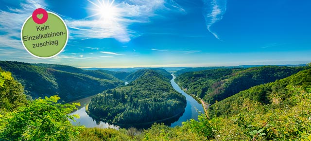 Rhein und Mosel mit Saarschleife | Singles' Day Special