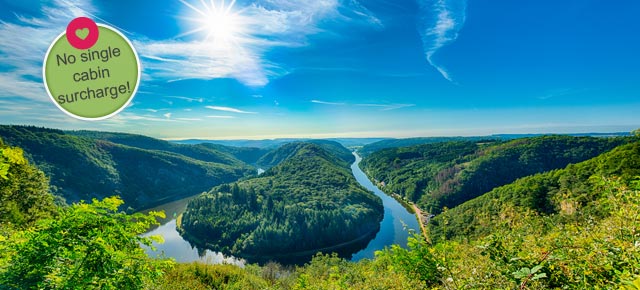 Rhine and Moselle with Saar Loop | Singles' Day Special