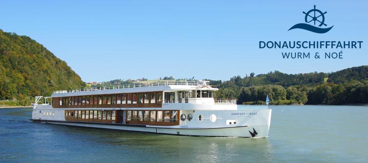 Unser Partner: Donauschifffahrt Wurm & Noé Ob Rundfahrt, Tagesausflug oder besonderes Erlebnis an Bord - mit Wurm & Noé lässt sich die Donau rund um Passau und darüber hinaus entdecken.